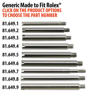 rolex watch band screw pins.